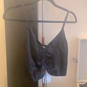 Brand new aritizia silky crop top with string. Size XS